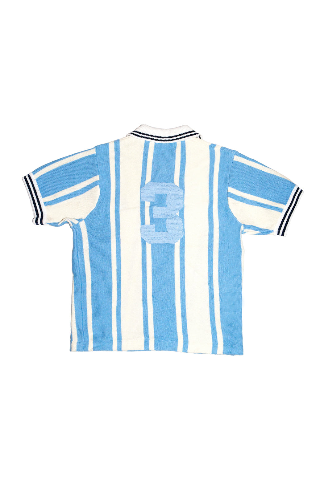 Knitted Soccer Shirt Light Blue