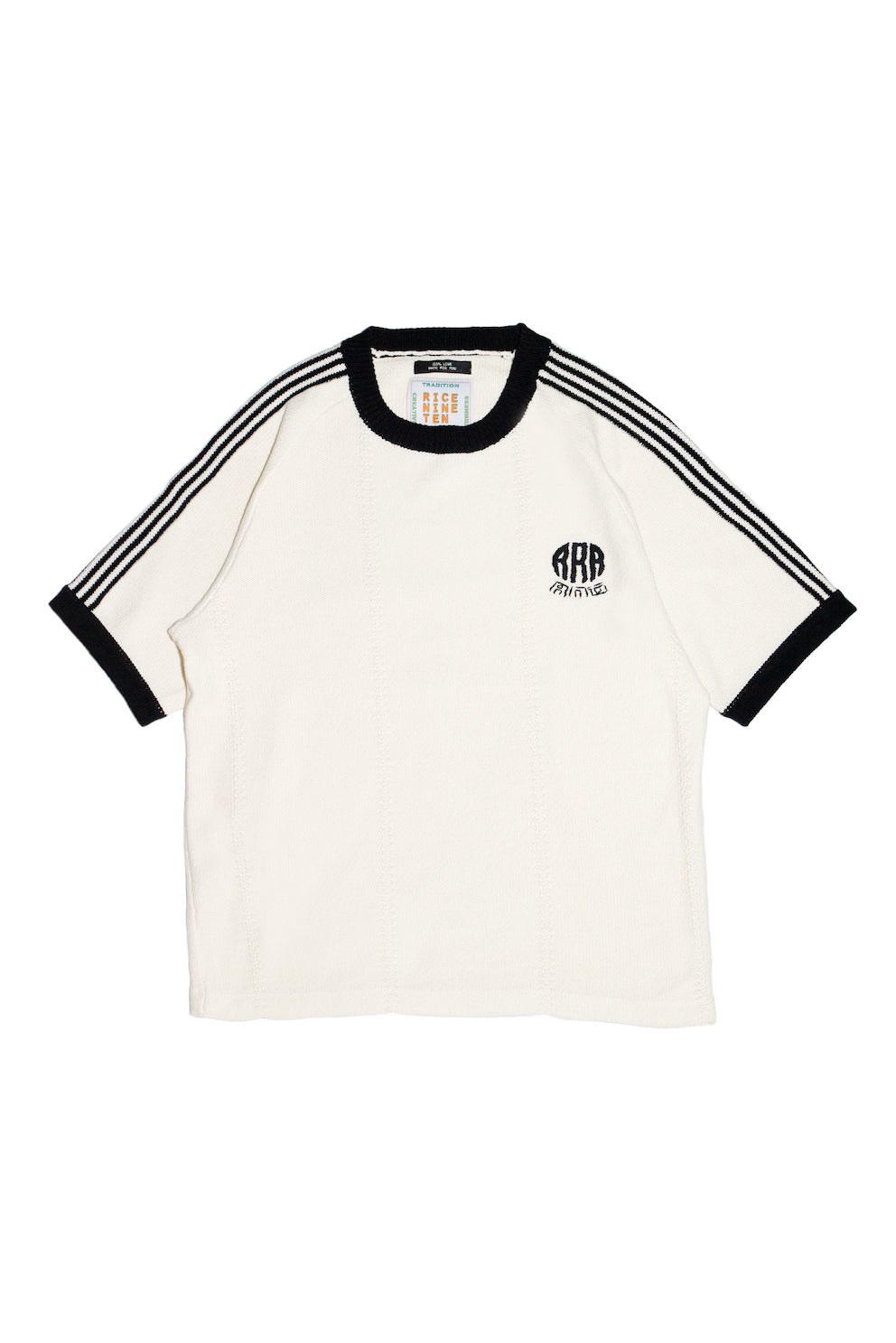 Knitted Training T-Shirt Off White