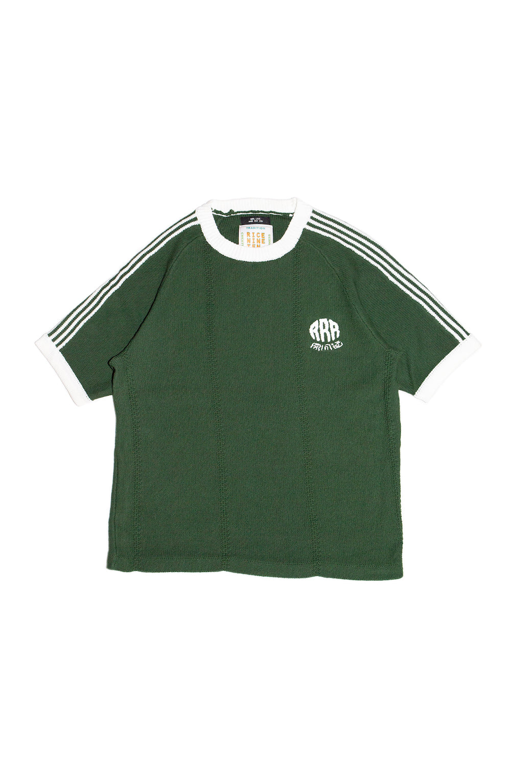Knitted Training T-Shirt Dark Green