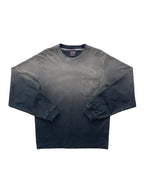 Faded Roomy Sleeve LS T-Shirt Sumi Black