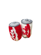 Hand Knitting Soda Can Red