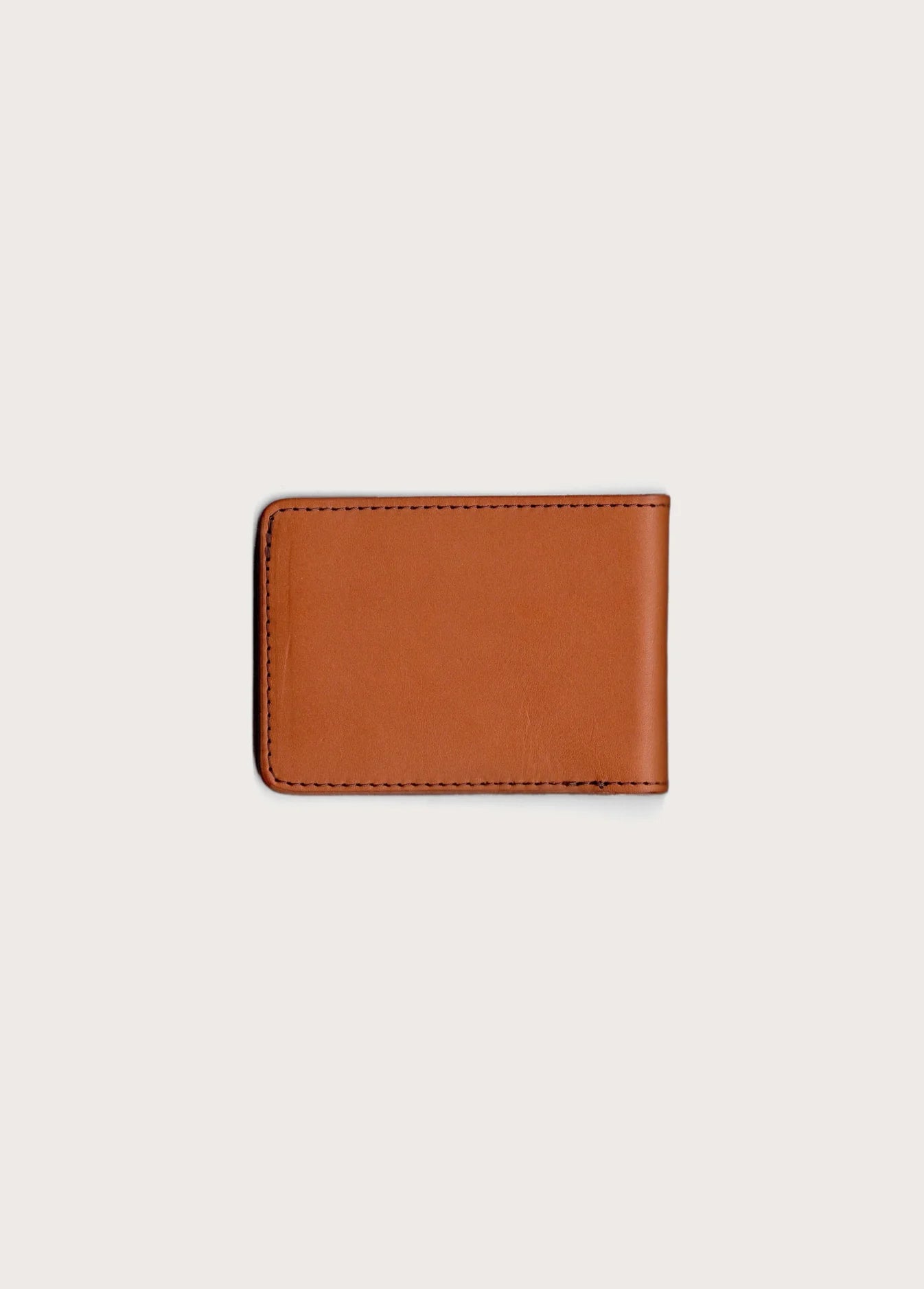 JUST FOR A MOMENT LEATHER BI FOLD WALLET TAN
