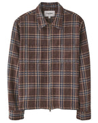 Venice Plaid Zip Jacket