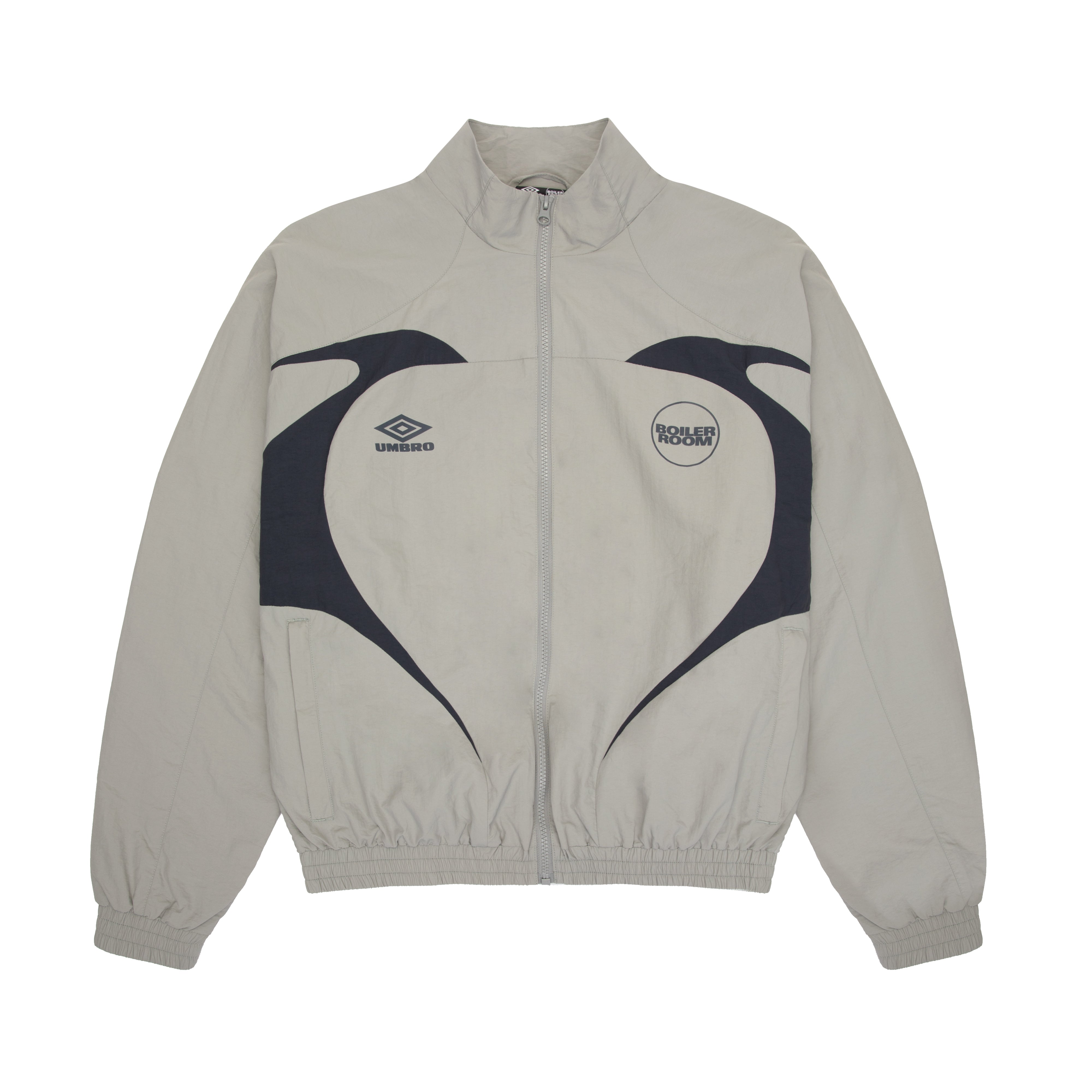 Boiler Room Men's x Umbro Shell Track Top in Black Boiler Room