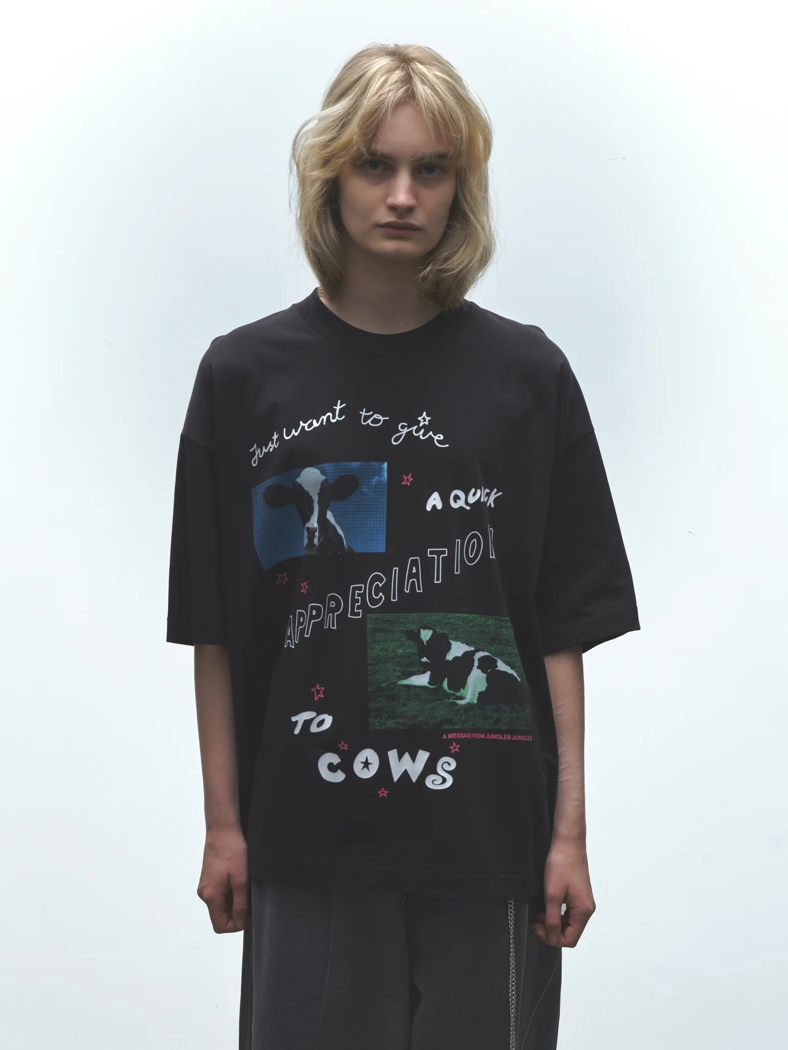 Cow Appreciation Tee Black
