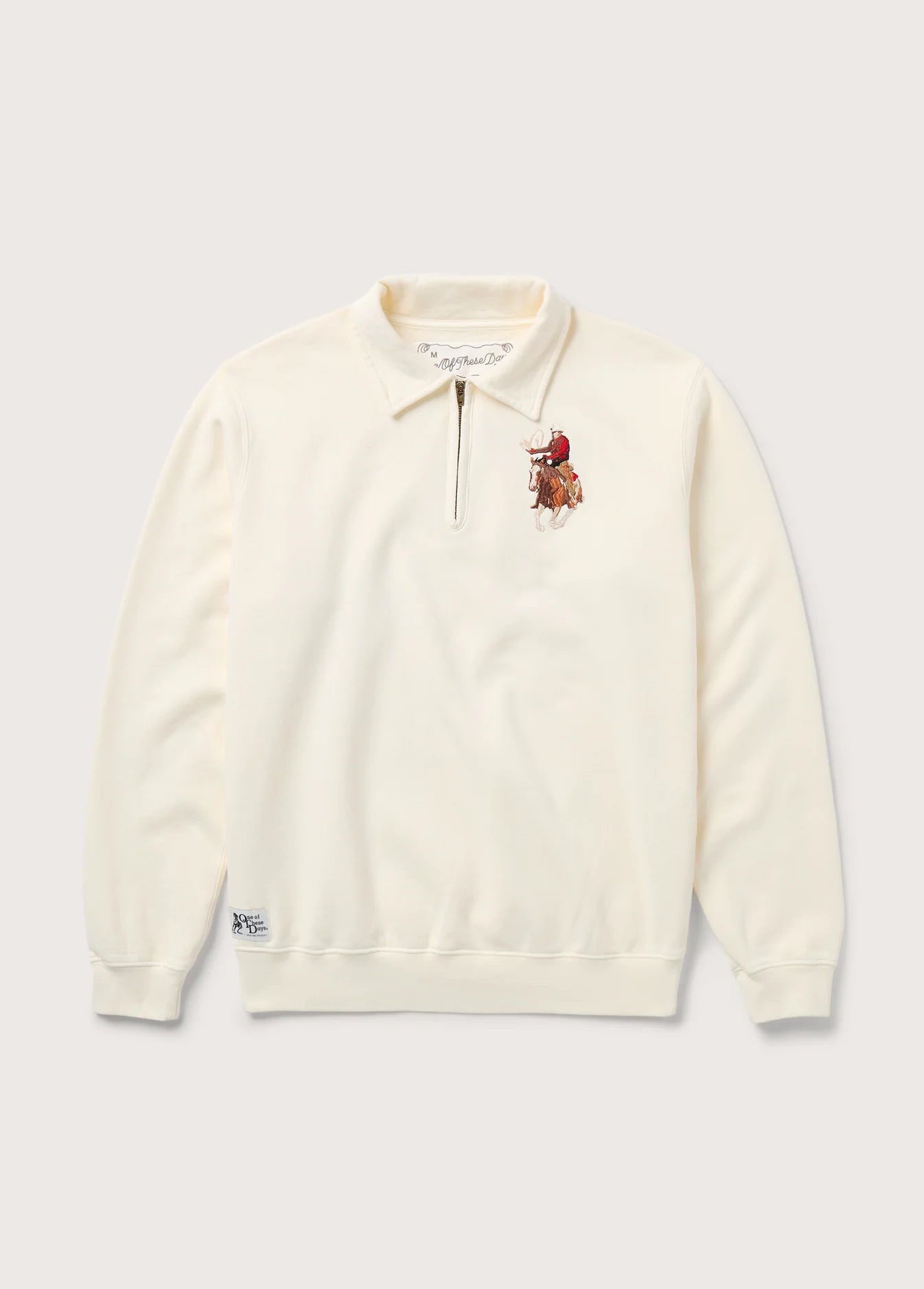 Lasso Sport Quarter Zip Bone