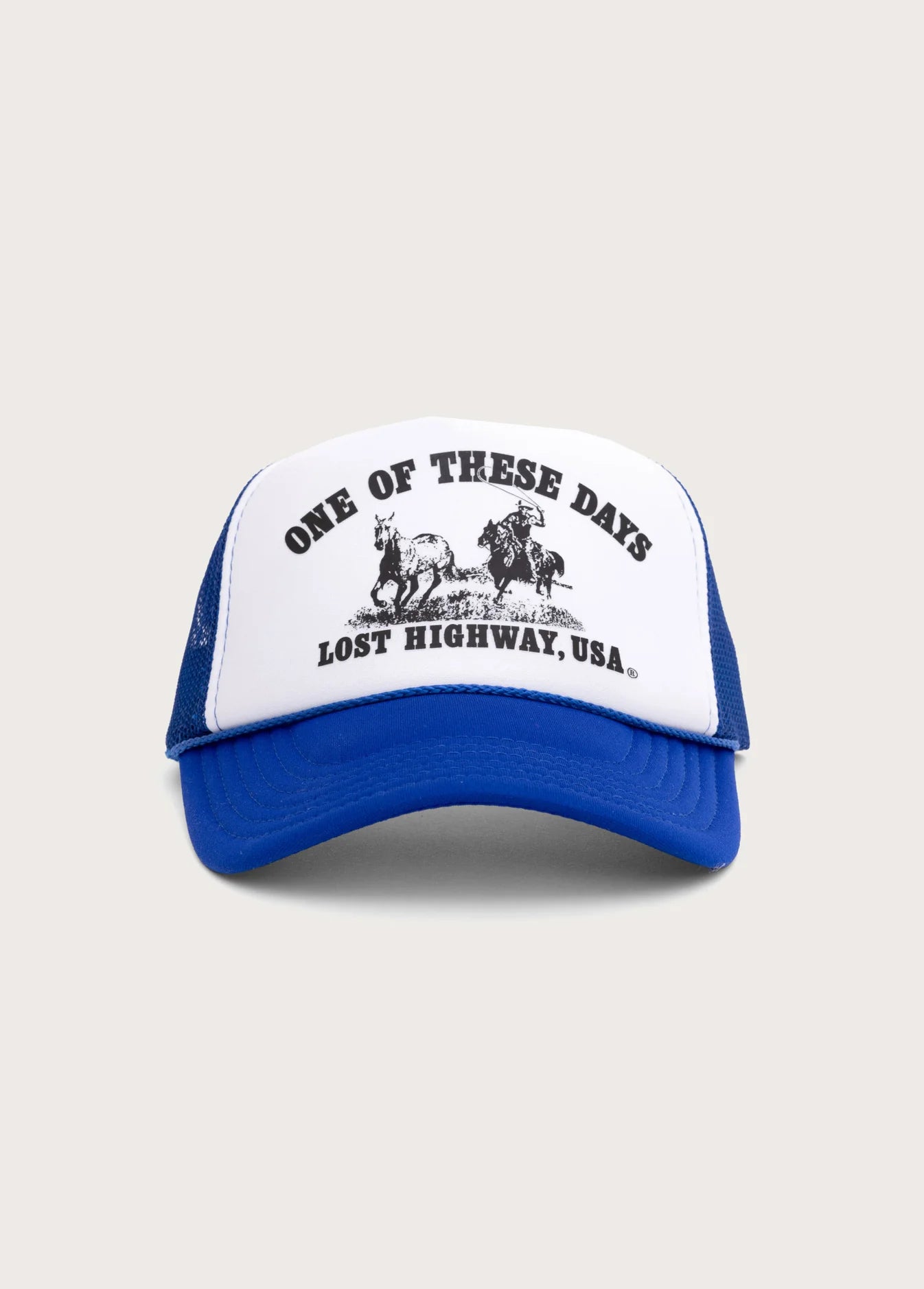 LOST HIGHWAY TRUCKER ROYAL BLUE/WHITE