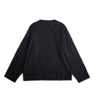 Wavy Long Sleeve Tee Black