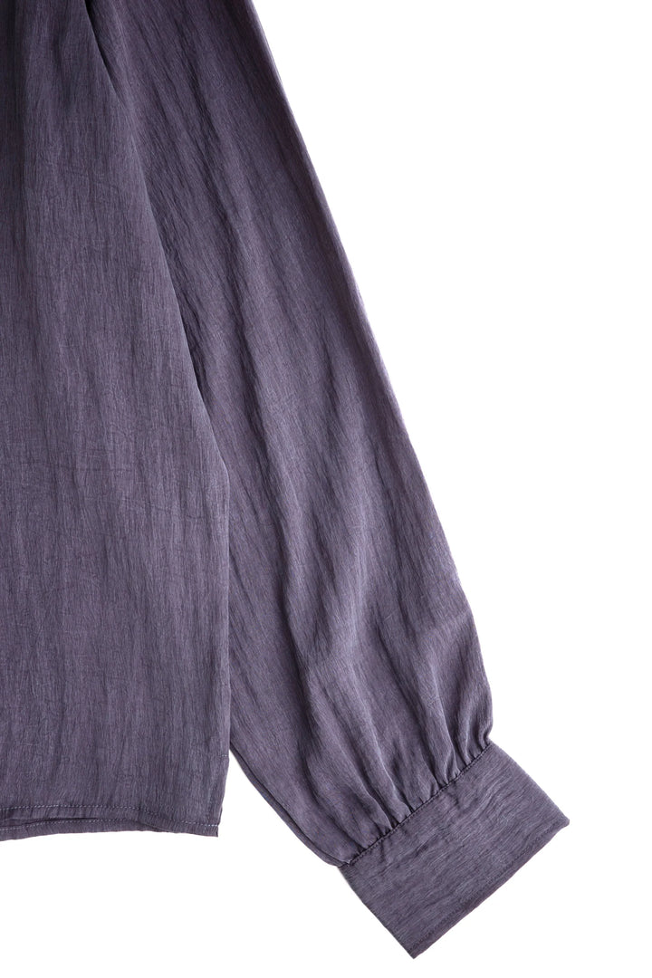 Crinkle LS Shirt Navy