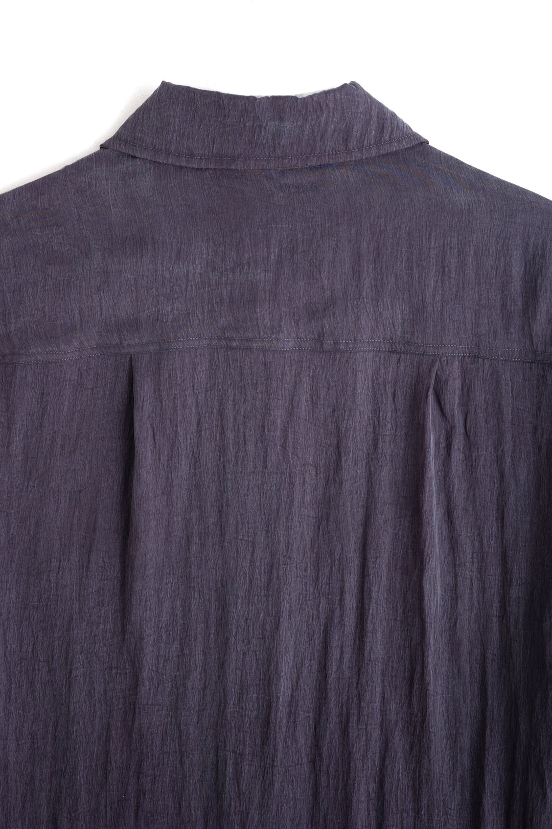Crinkle LS Shirt Navy