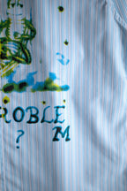 What Problem? Button Up Blue