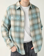Acid Plaid Lake View Blue
