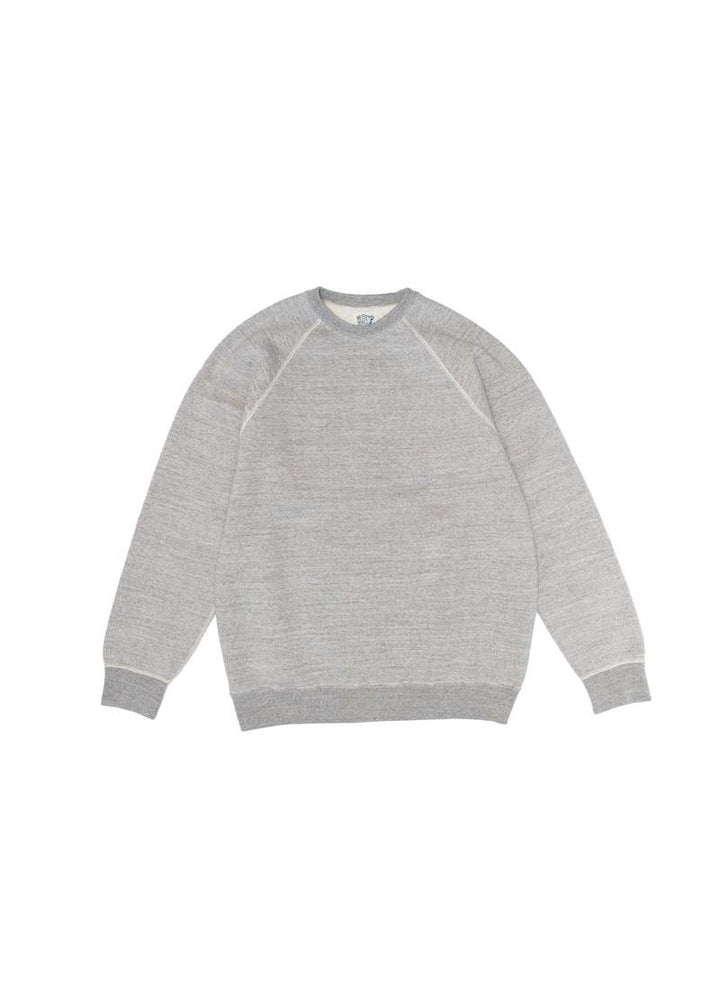 Loop Wheel Crewneck Sweatshirt Heather Grey