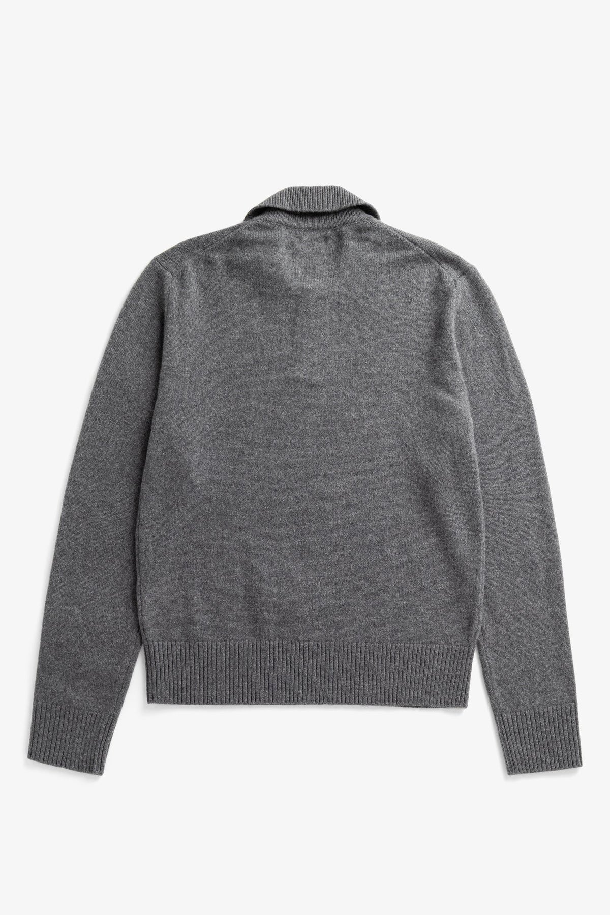 Anholt Lambswool Polo Grey Melange