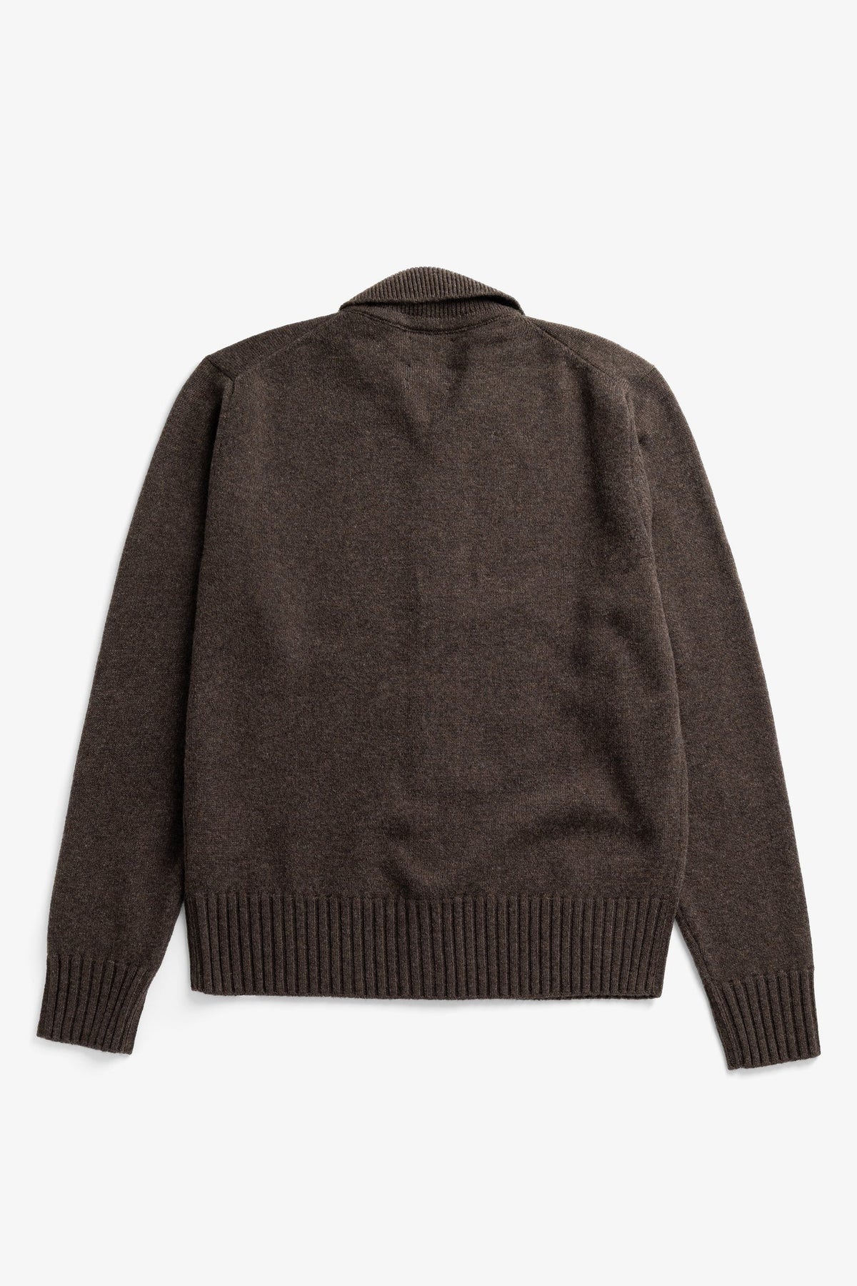 Anholt Lambswool Cardigan Heathland Brown