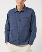 Garment Dye Twill LS Navy