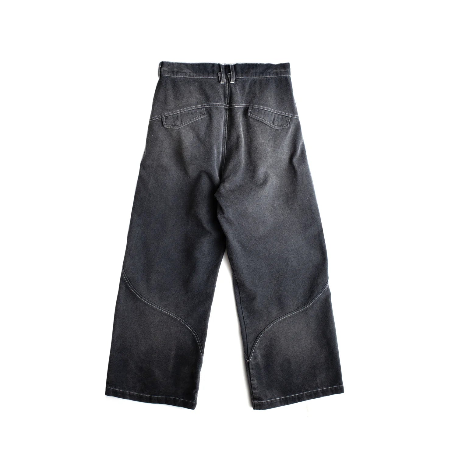 Denim Slant Pant Washed Black