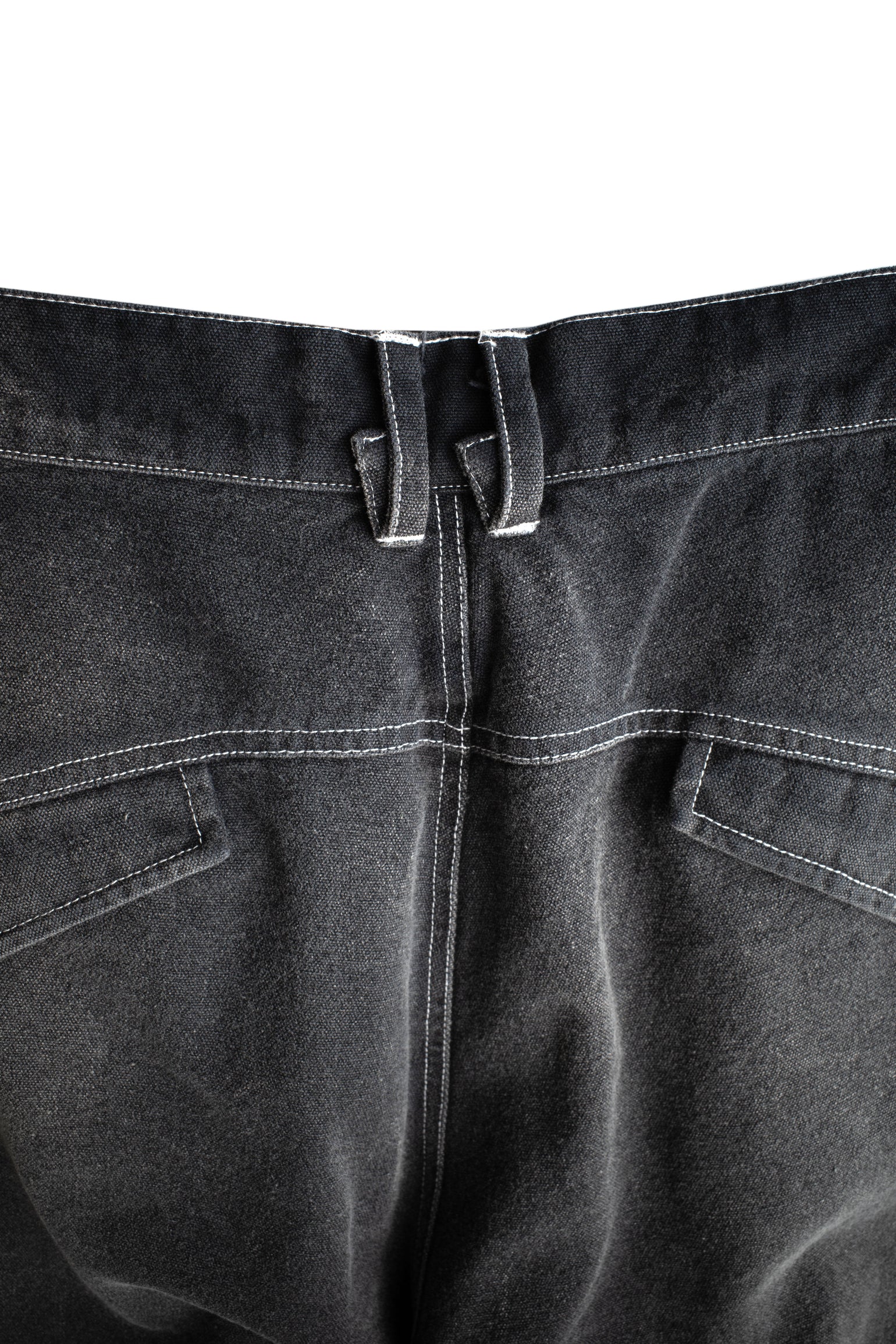 Denim Slant Pant Washed Black