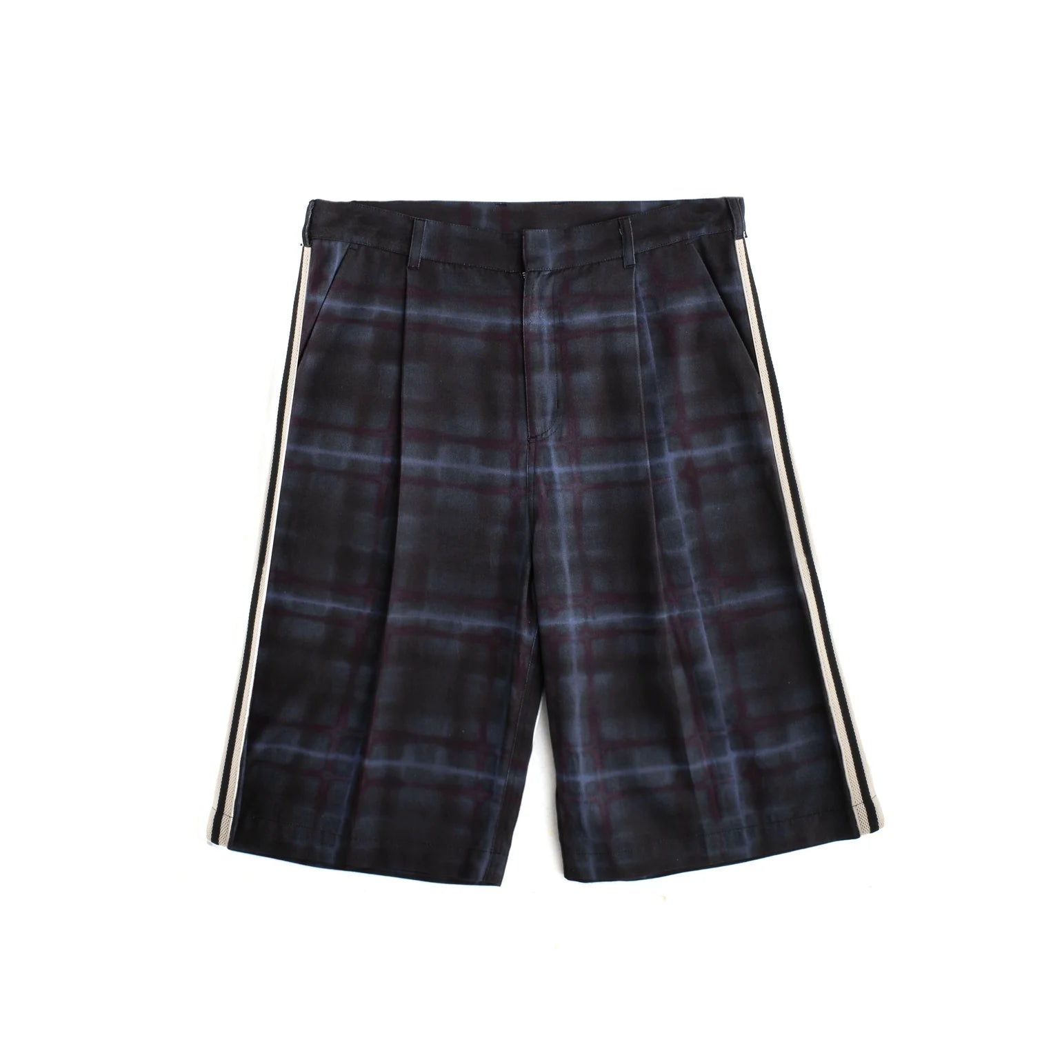Haze Plaid Short Black