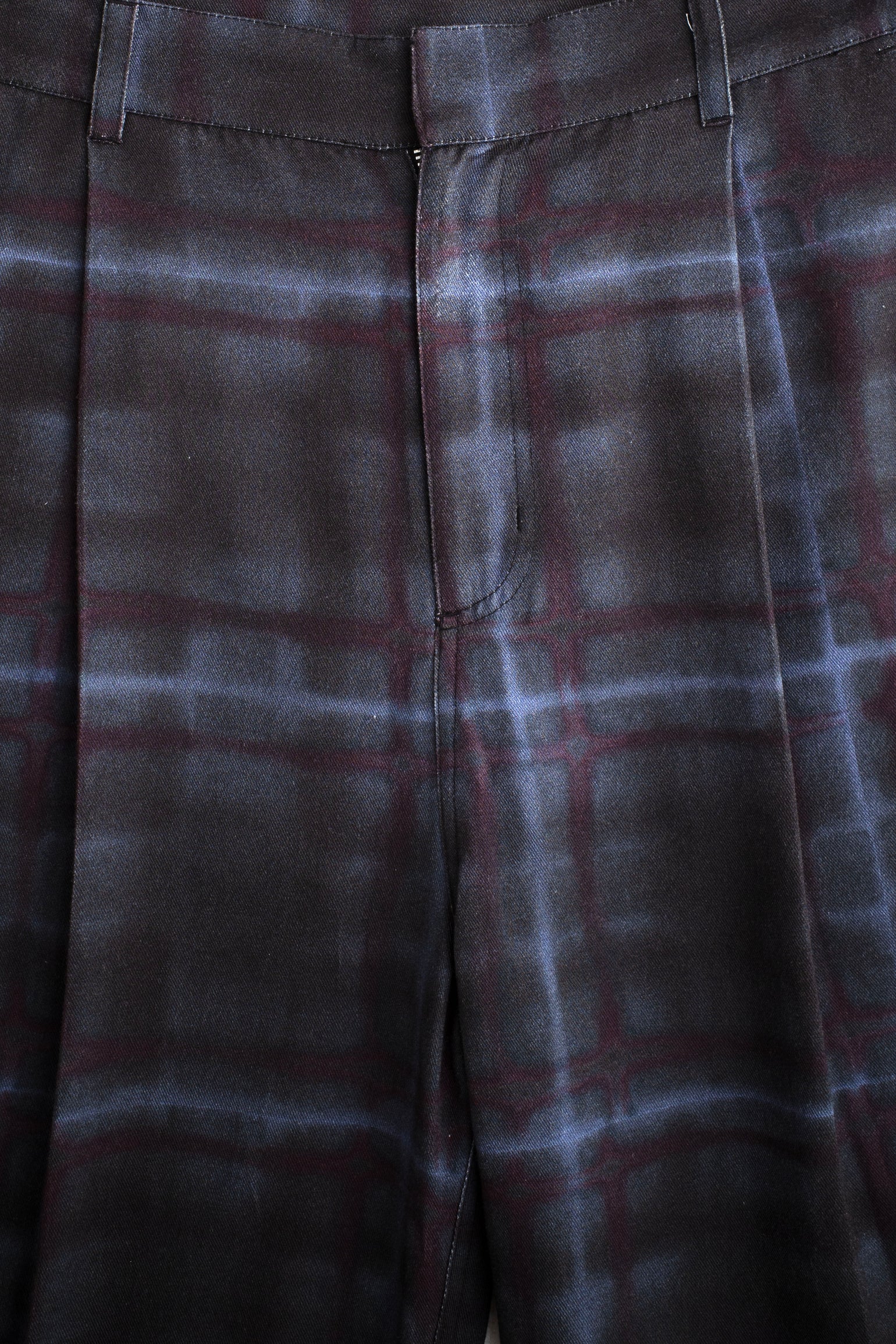 Haze Plaid Short Black