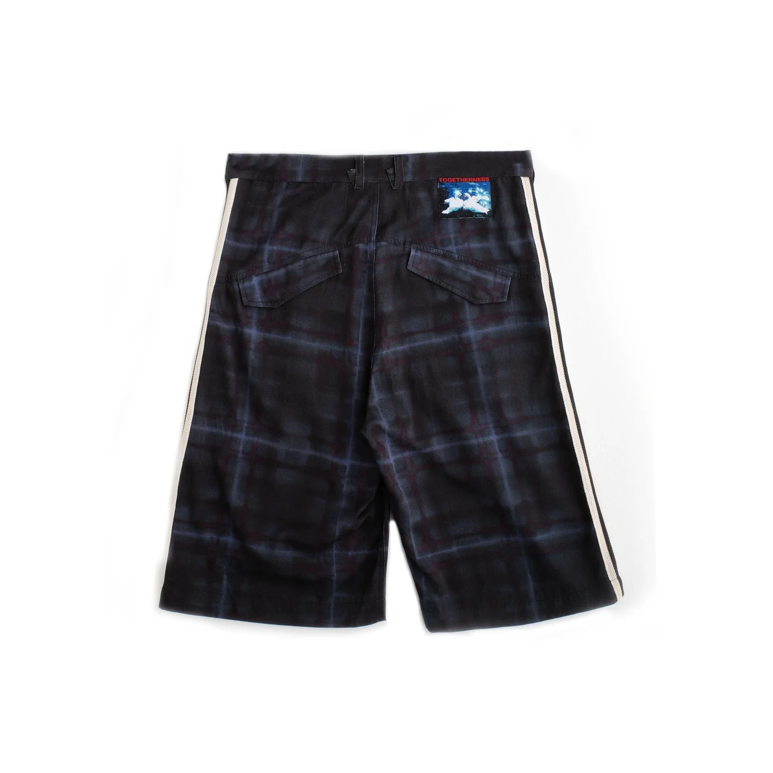 Haze Plaid Short Black