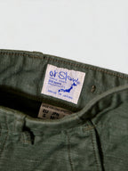 Slim Fatigue Pants Green