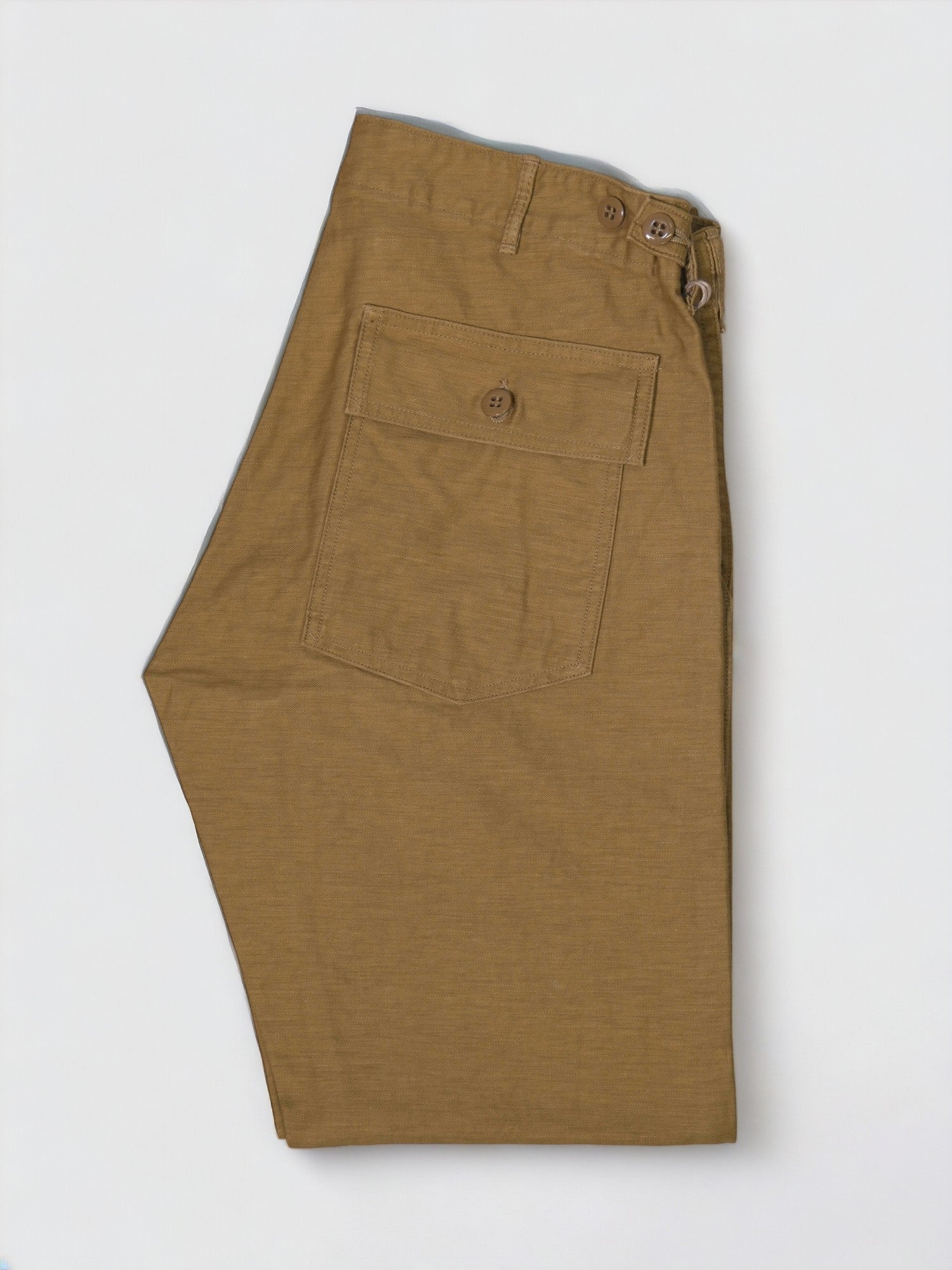 Slim Fit Fatigue Pants Khaki