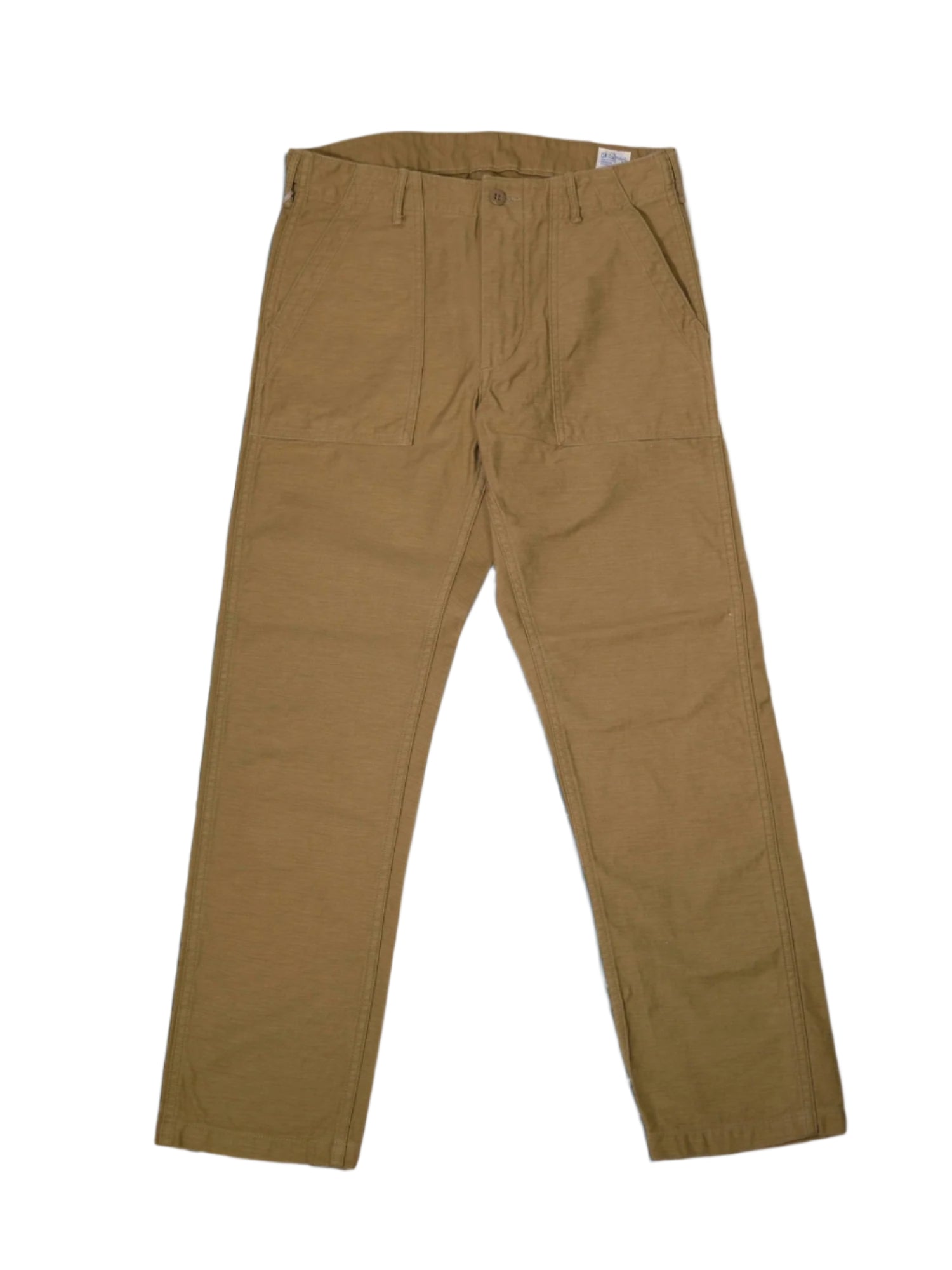 Slim Fit Fatigue Pants Khaki