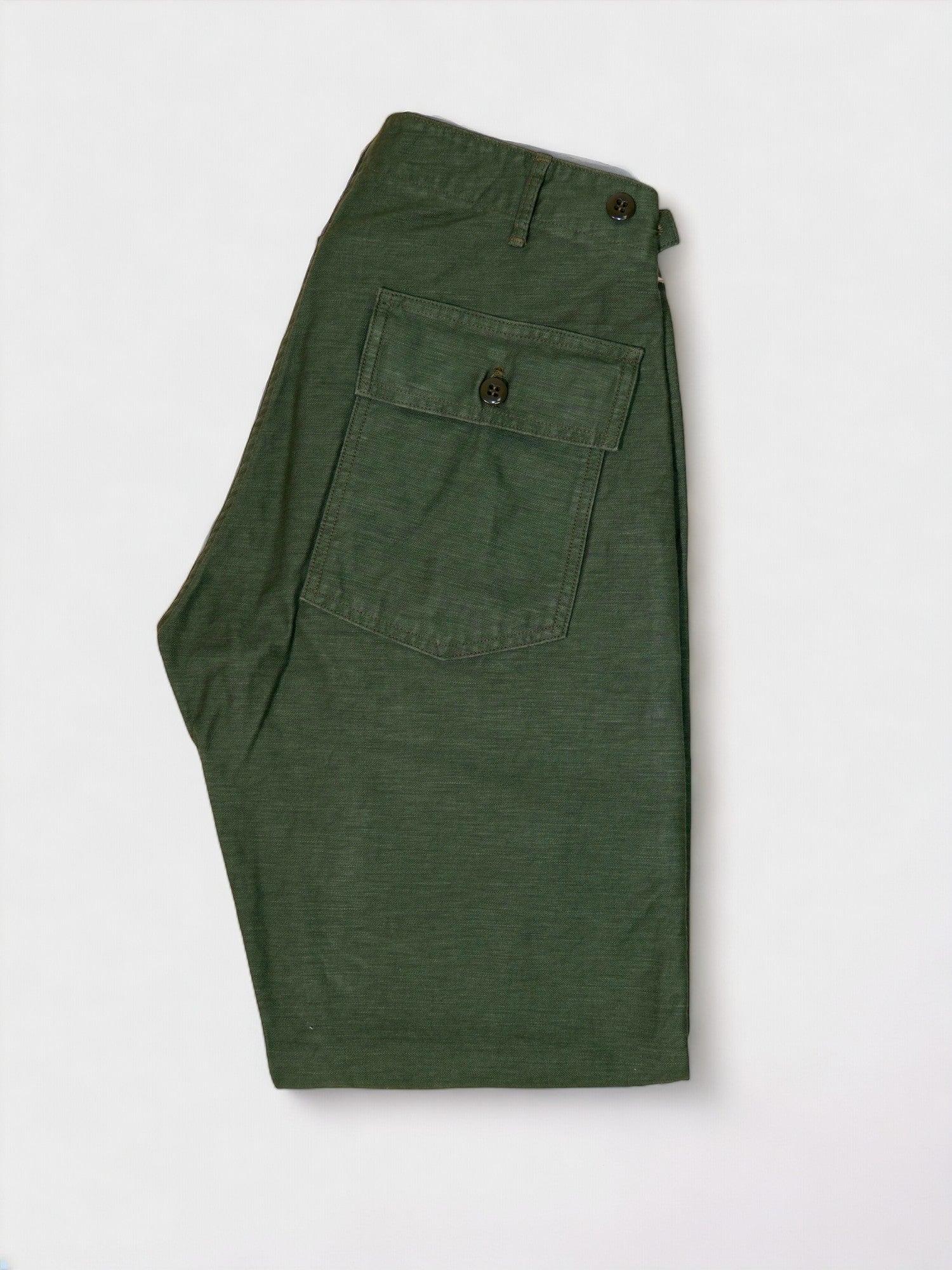 Slim Fatigue Pants Green