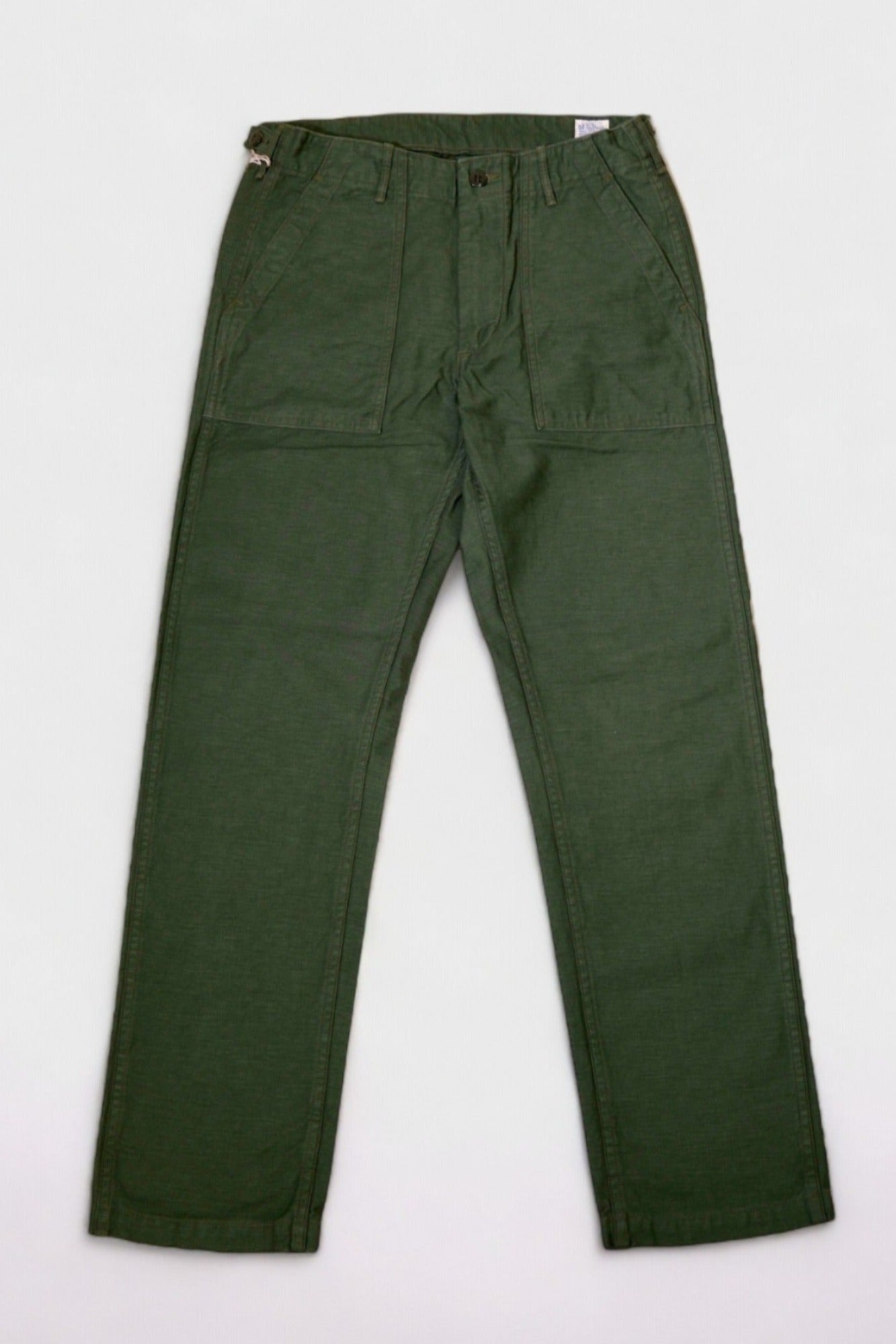 Slim Fit Fatigue Pants Green