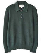LS Slouchy Polo - Green