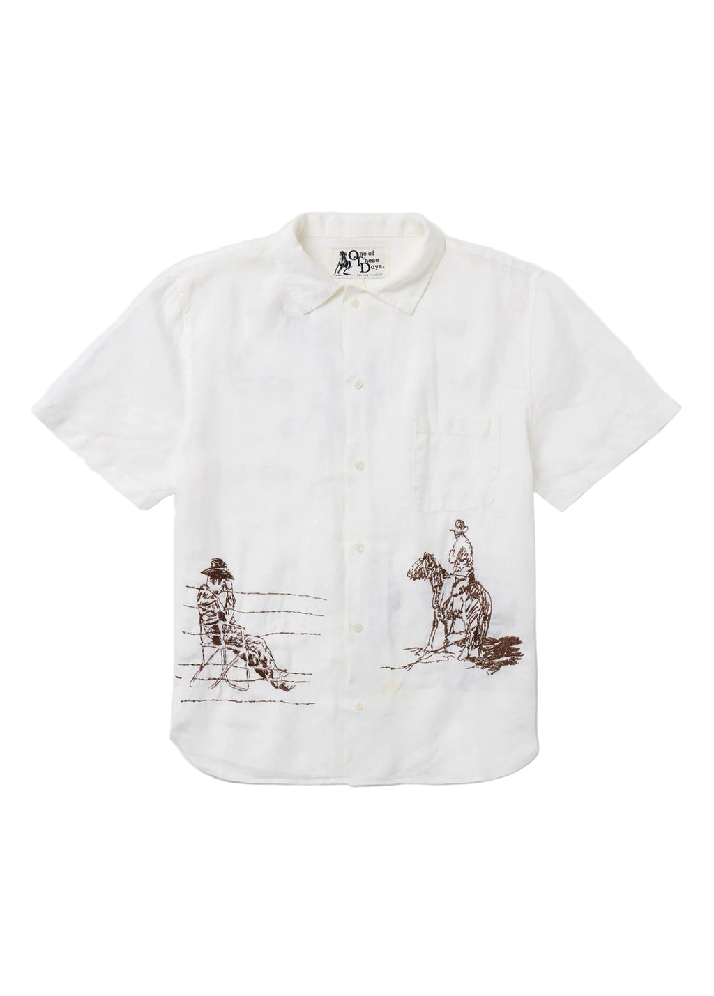 Remember Me Camp Shirt Ivory