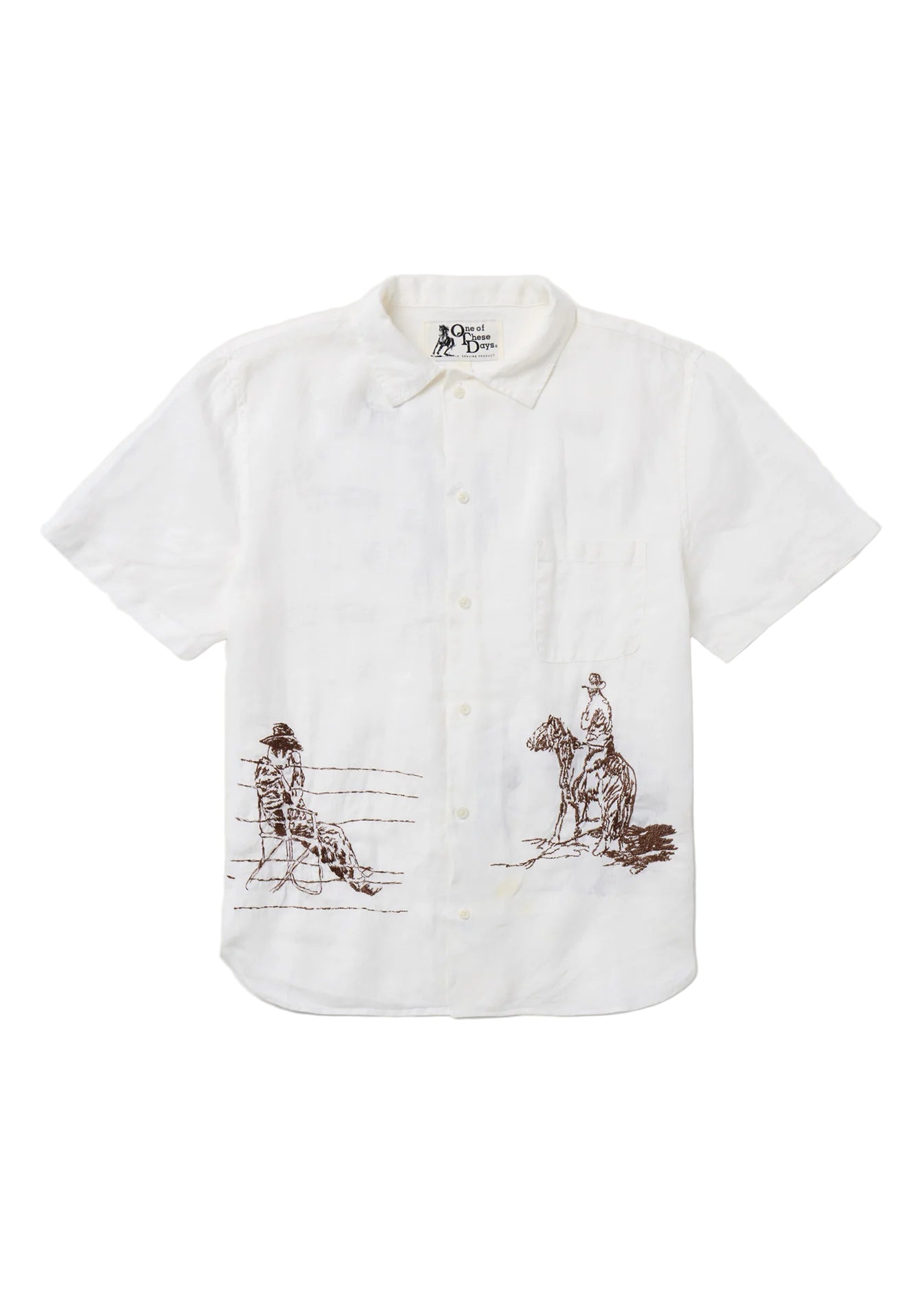 Remember Me Camp Shirt Ivory
