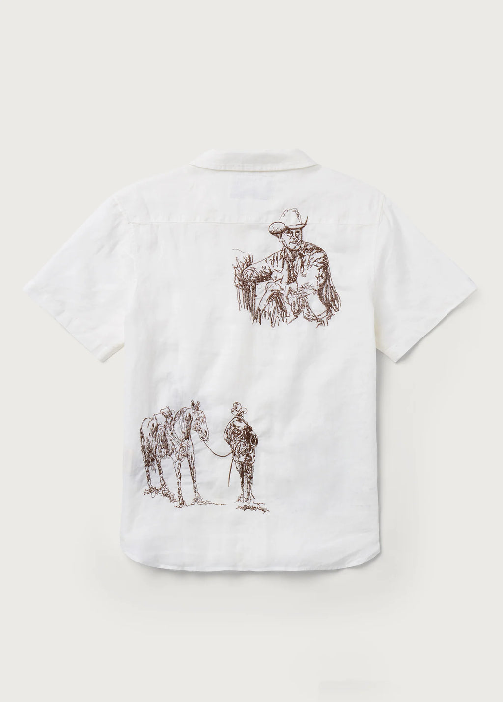 Remember Me Camp Shirt Ivory