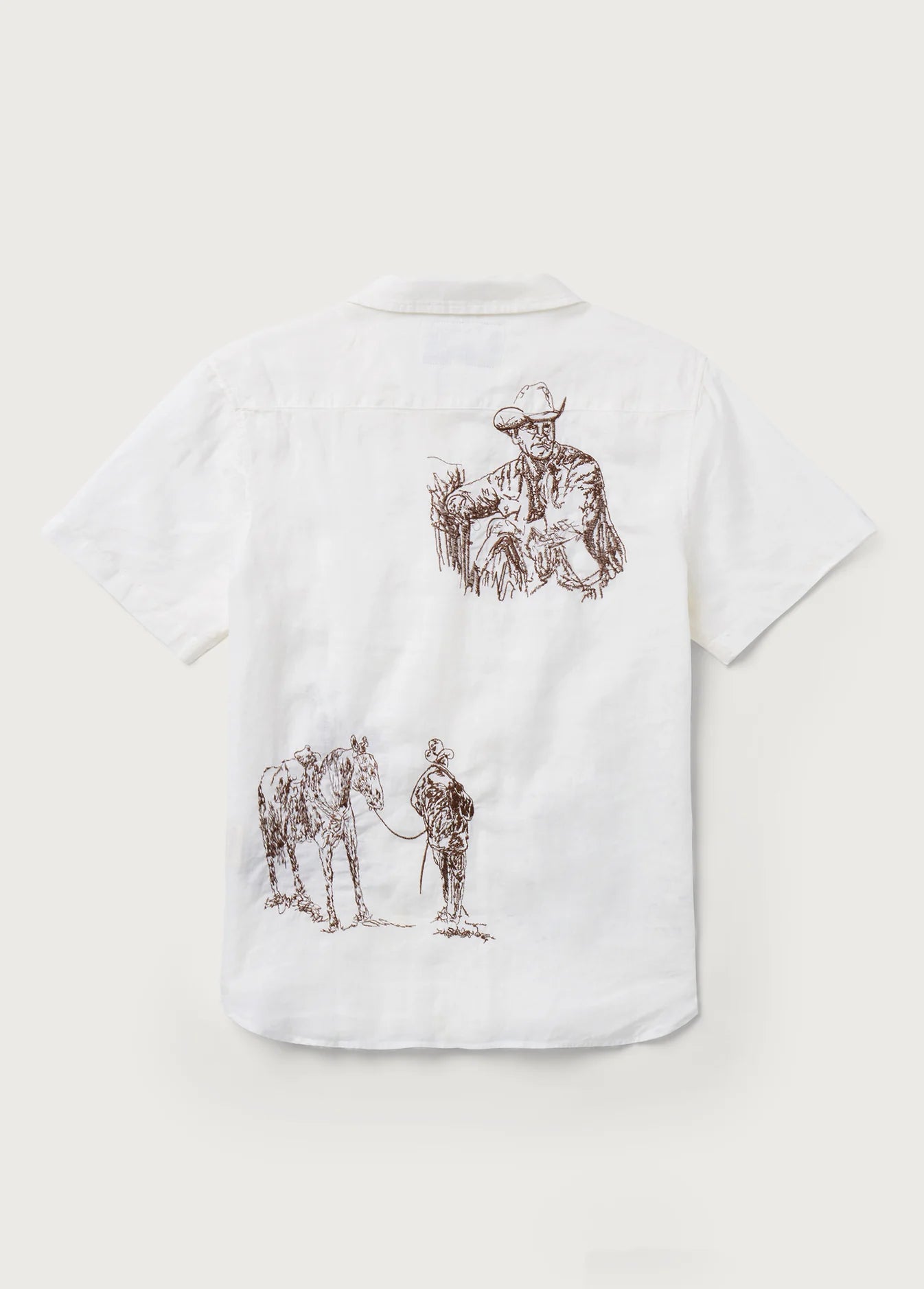 Remember Me Camp Shirt Ivory