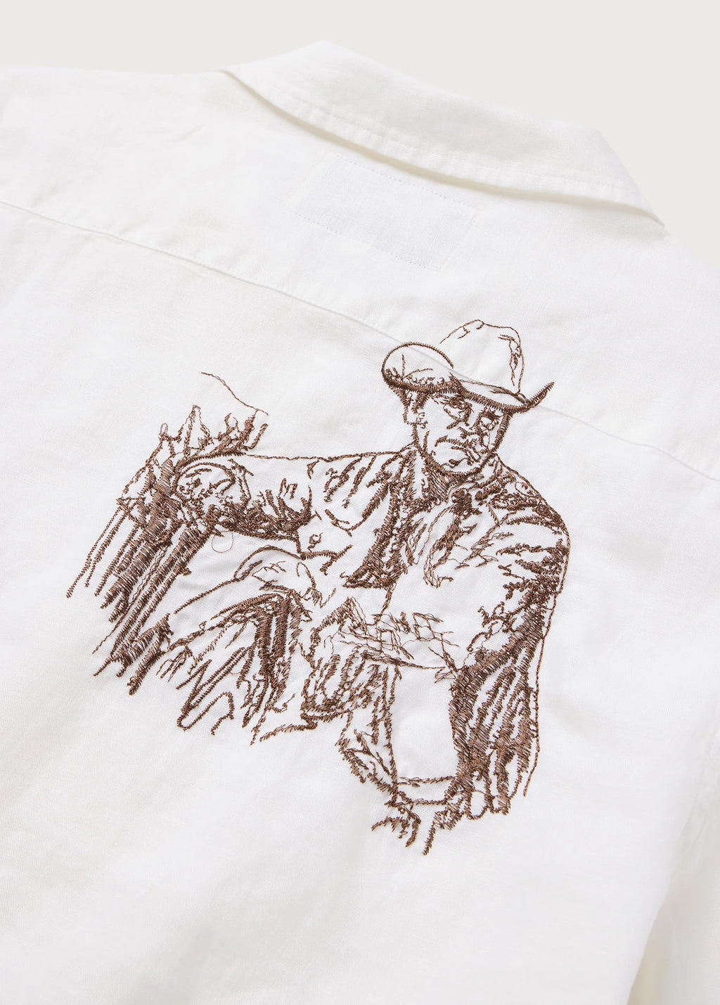 Remember Me Camp Shirt Ivory