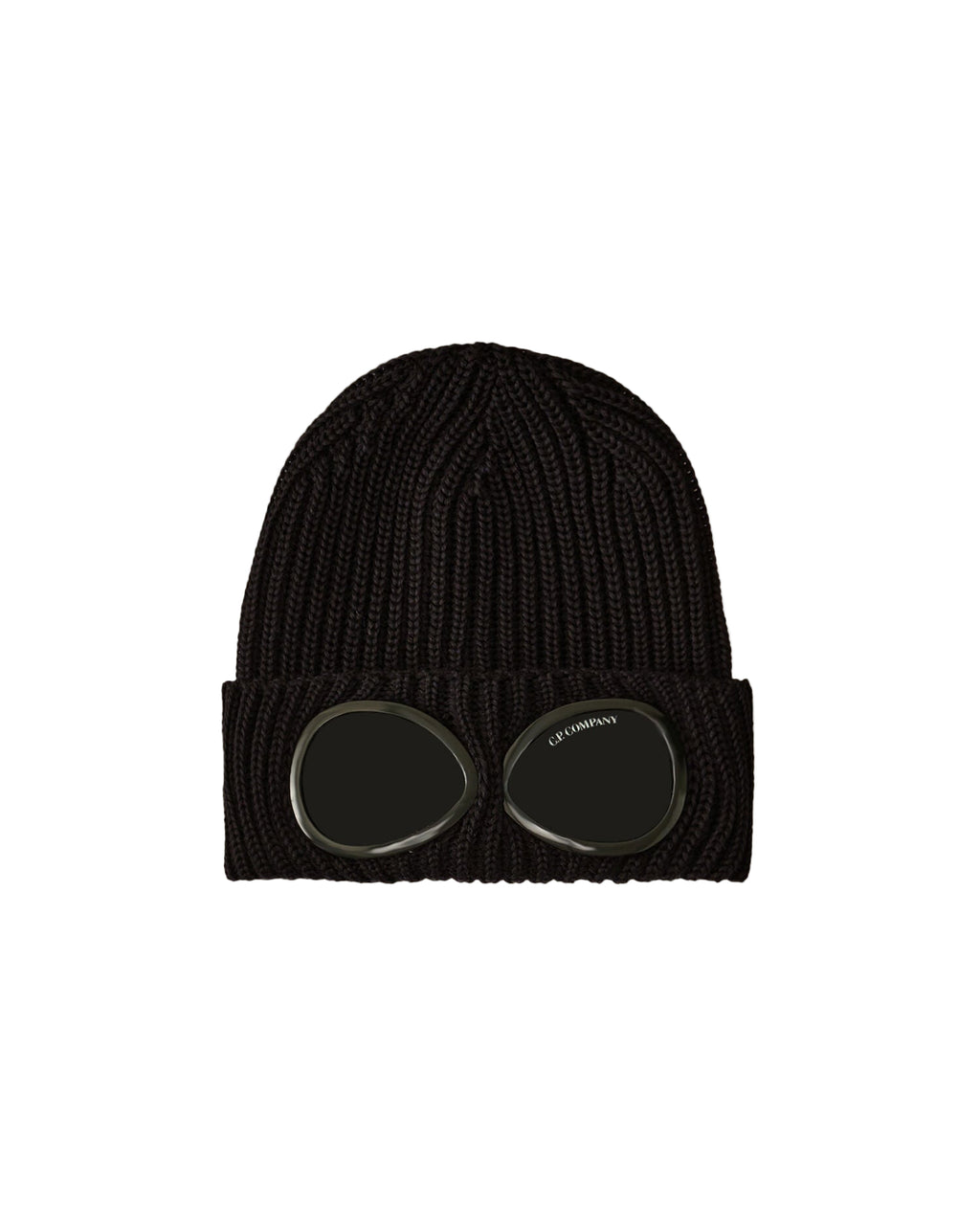 Extrafine Merino Wool Knit Cap Black