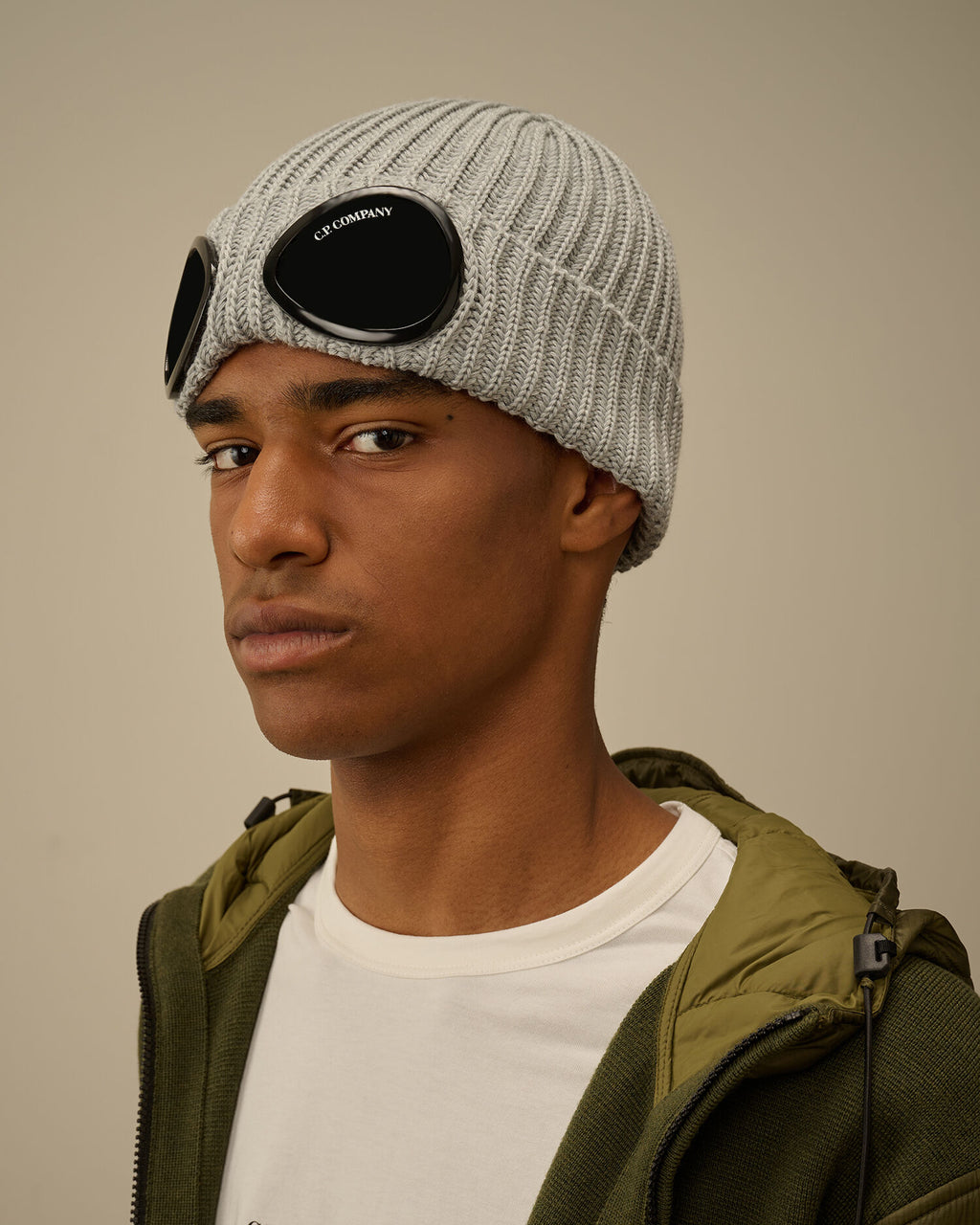 Extrafine Merino Wool Knit Cap Moon Melange