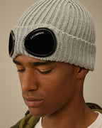 Extrafine Merino Wool Knit Cap Moon Melange