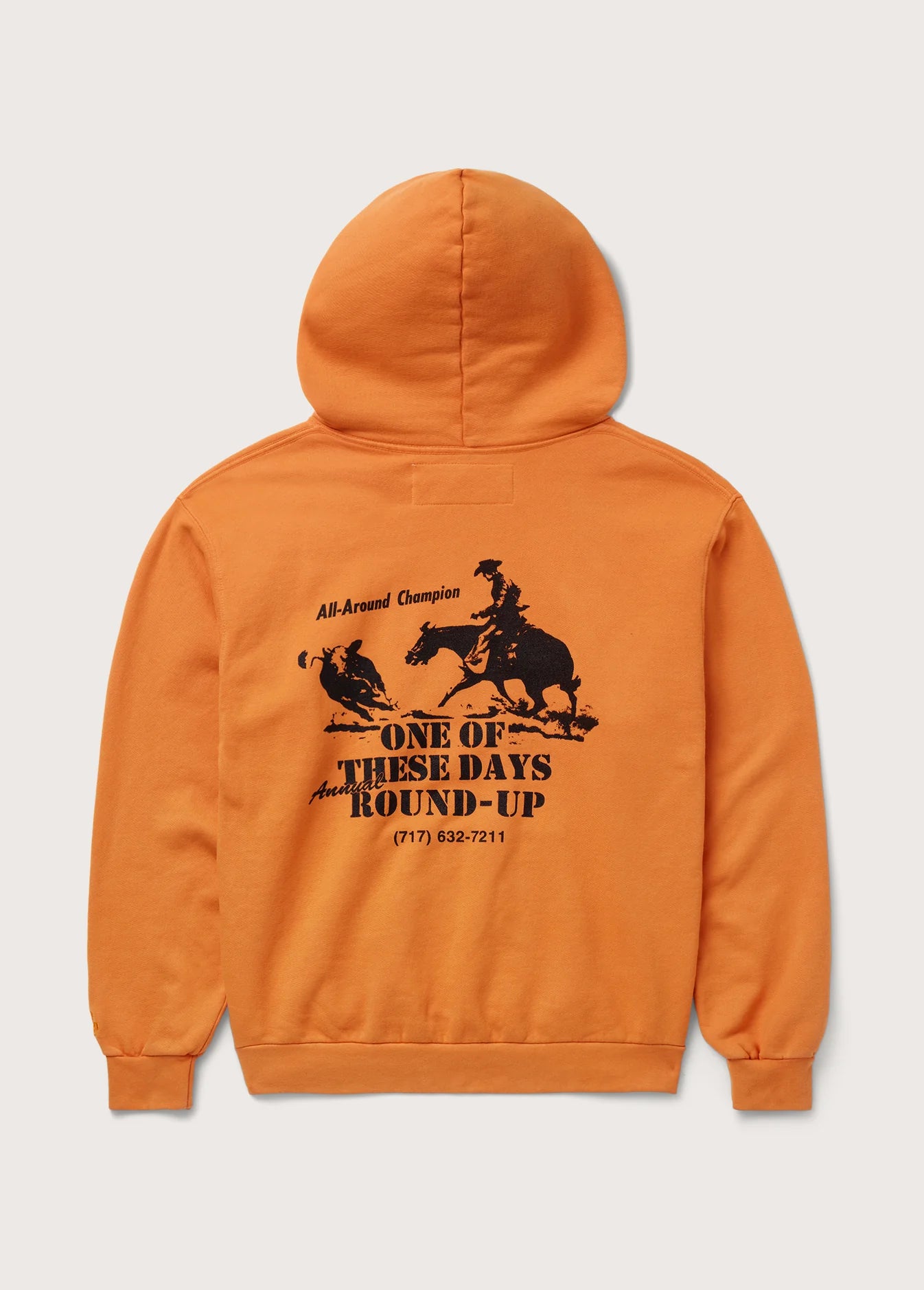 ROUND UP PULLOVER HOODIE ORANGE