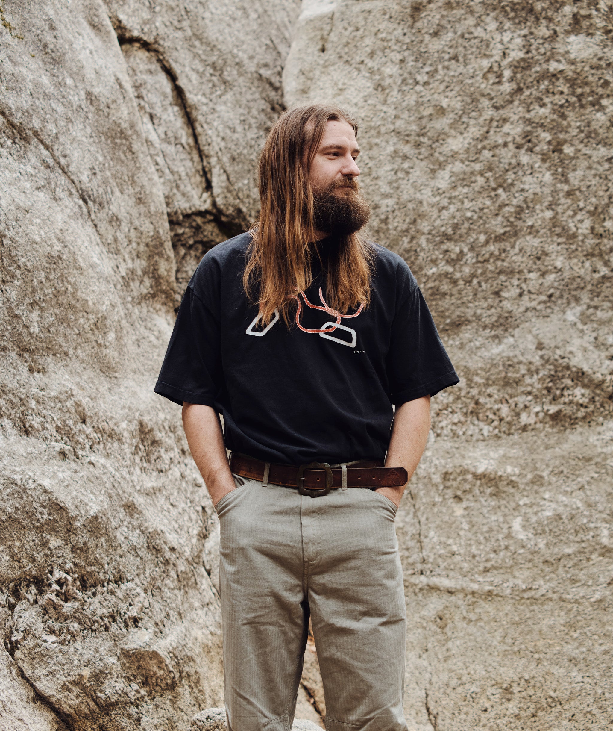 Rockcraft Tee Coal