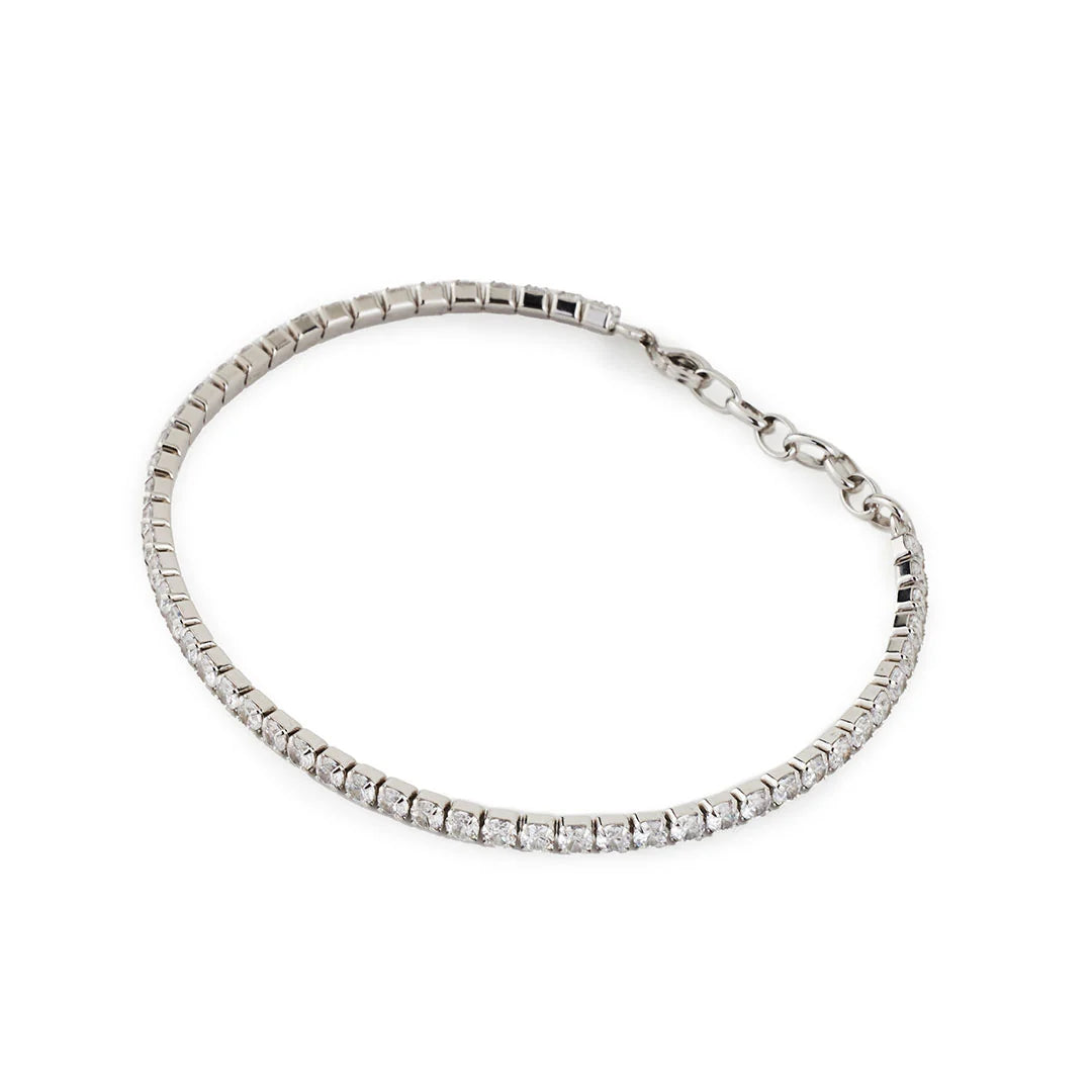 Silver Tennis Bracelet