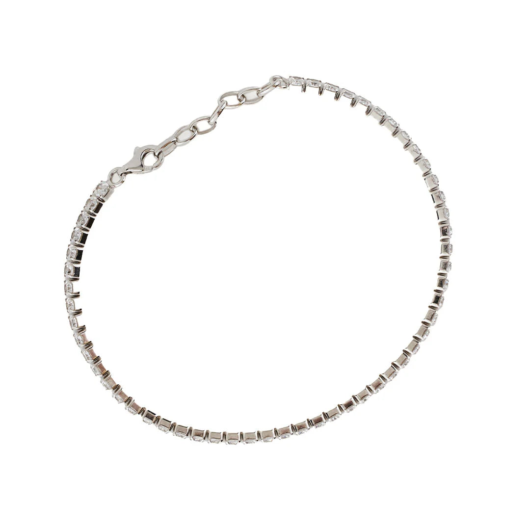 Silver Tennis Bracelet