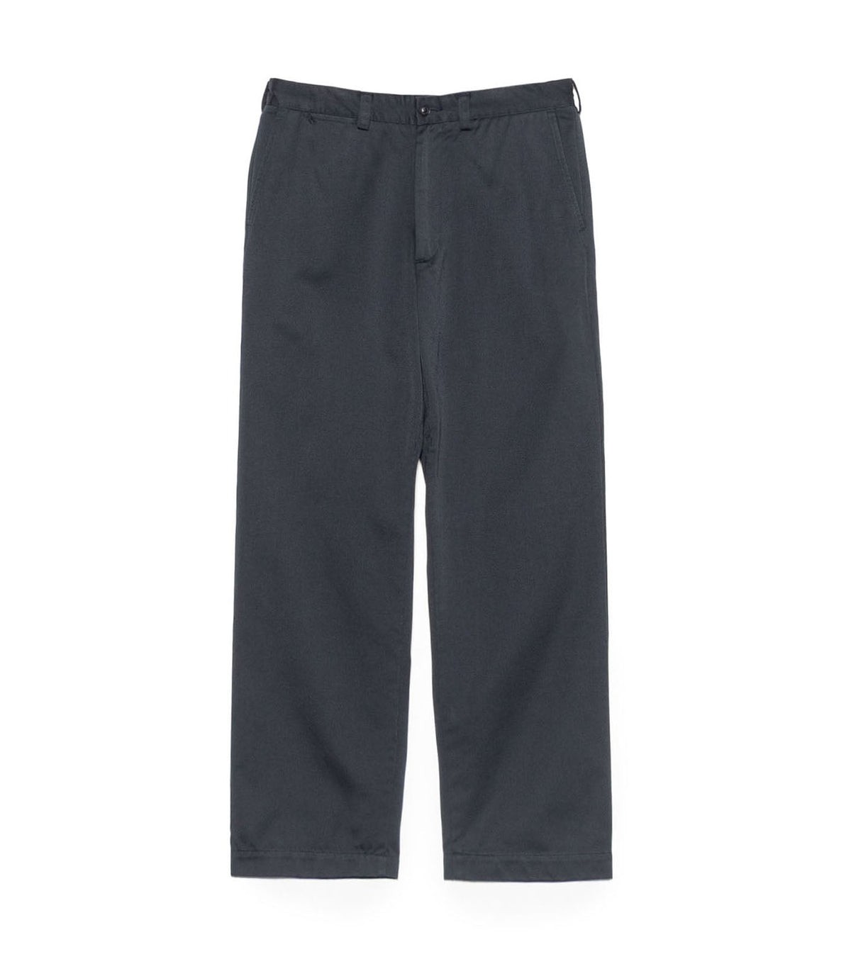 Wide Straight Chino Pants Navy