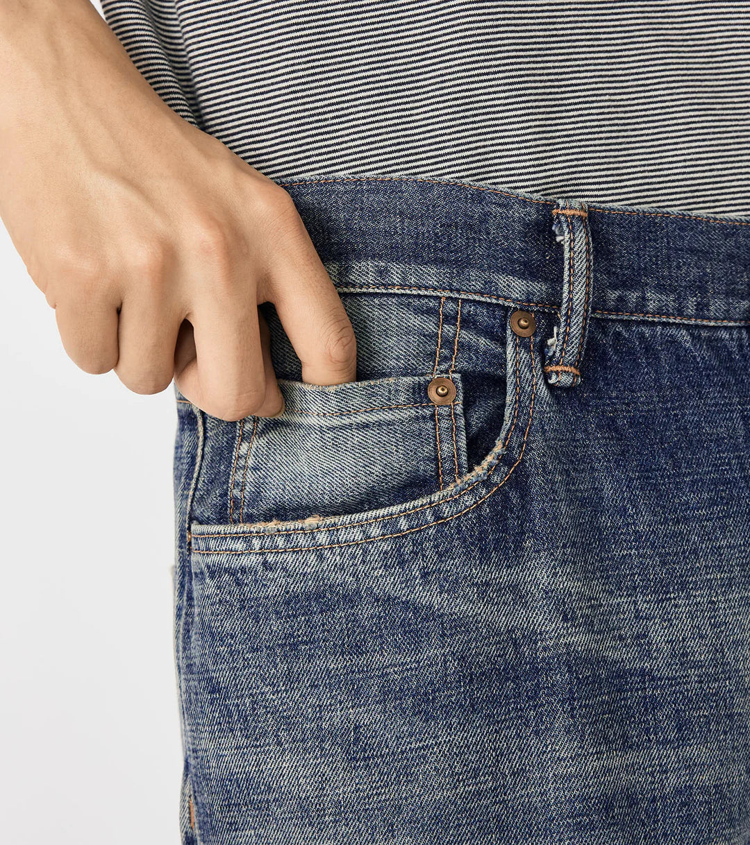 Selvage Denim Pants Vintage Indigo
