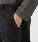 Wide Denim Pants Gray