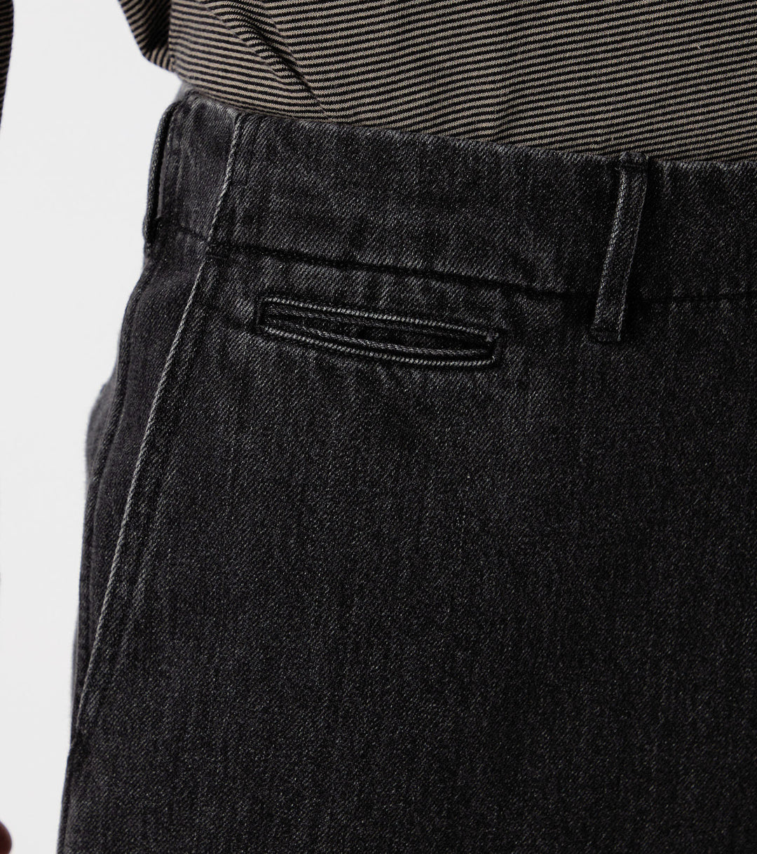 Wide Denim Pants Gray