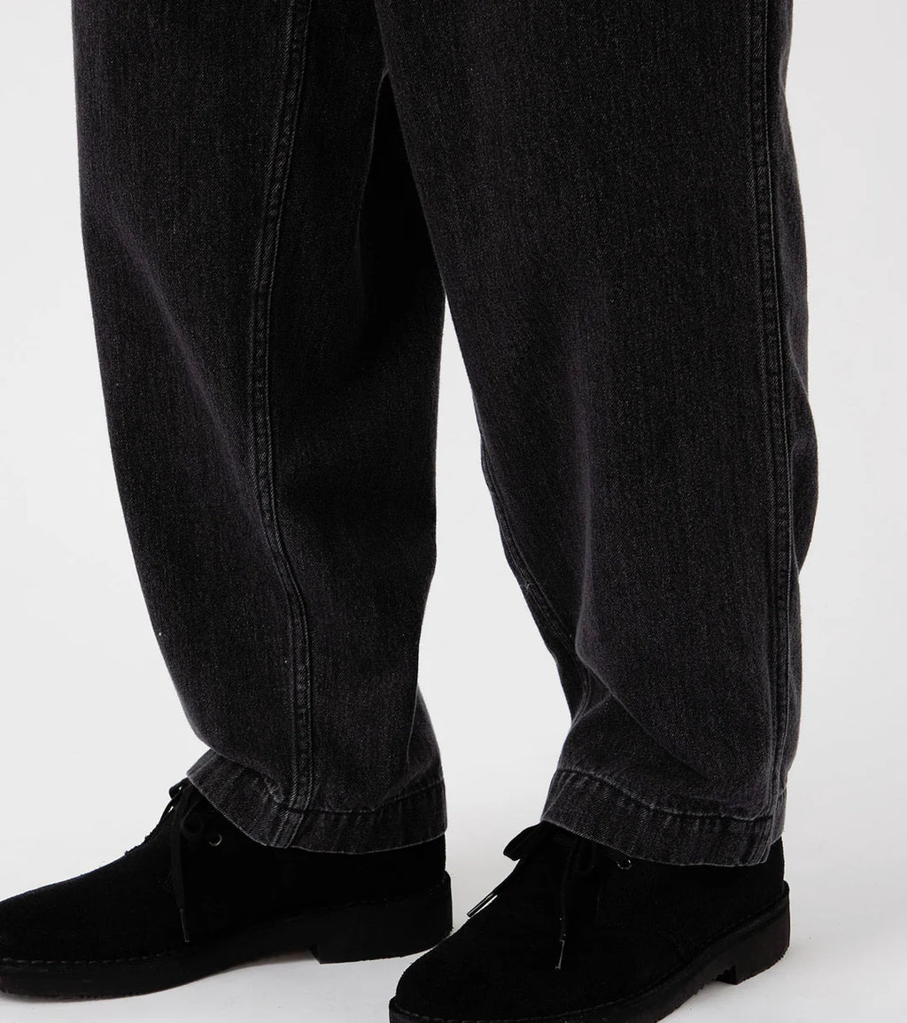 Wide Denim Pants Gray