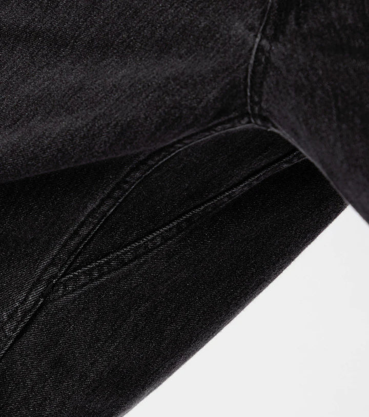 Wide Denim Pants Gray