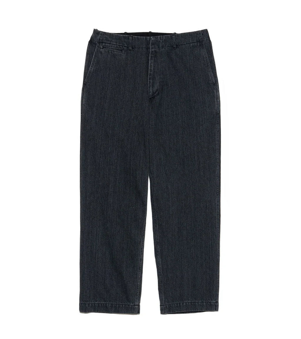 Wide Denim Pants Gray
